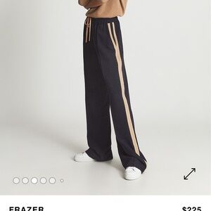 Reiss FRAZER
WIDE LEG SIDE STRIPE TROUSERS IN NAVY